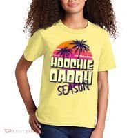 Hoochie Daddy Season Summer Beach Retro Father's Day Gift Kids T-Shirt thumb 2