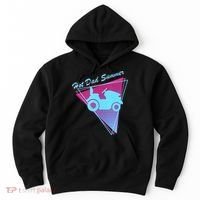 Hot Dad Summer Funny 80s Retro Riding Lawn Mower Hoodie thumb 0