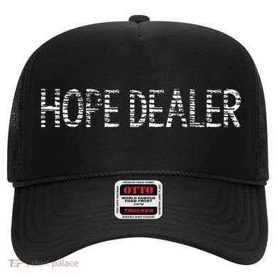 Hope Dealer Simple Christian Funny Message Hat