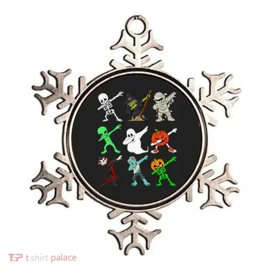 Halloween Dabbing Skeleton Witch And Monsters Ornament