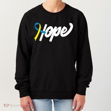 Hope Down Syndrome Awareness Ribbon Women's Sweatshirt