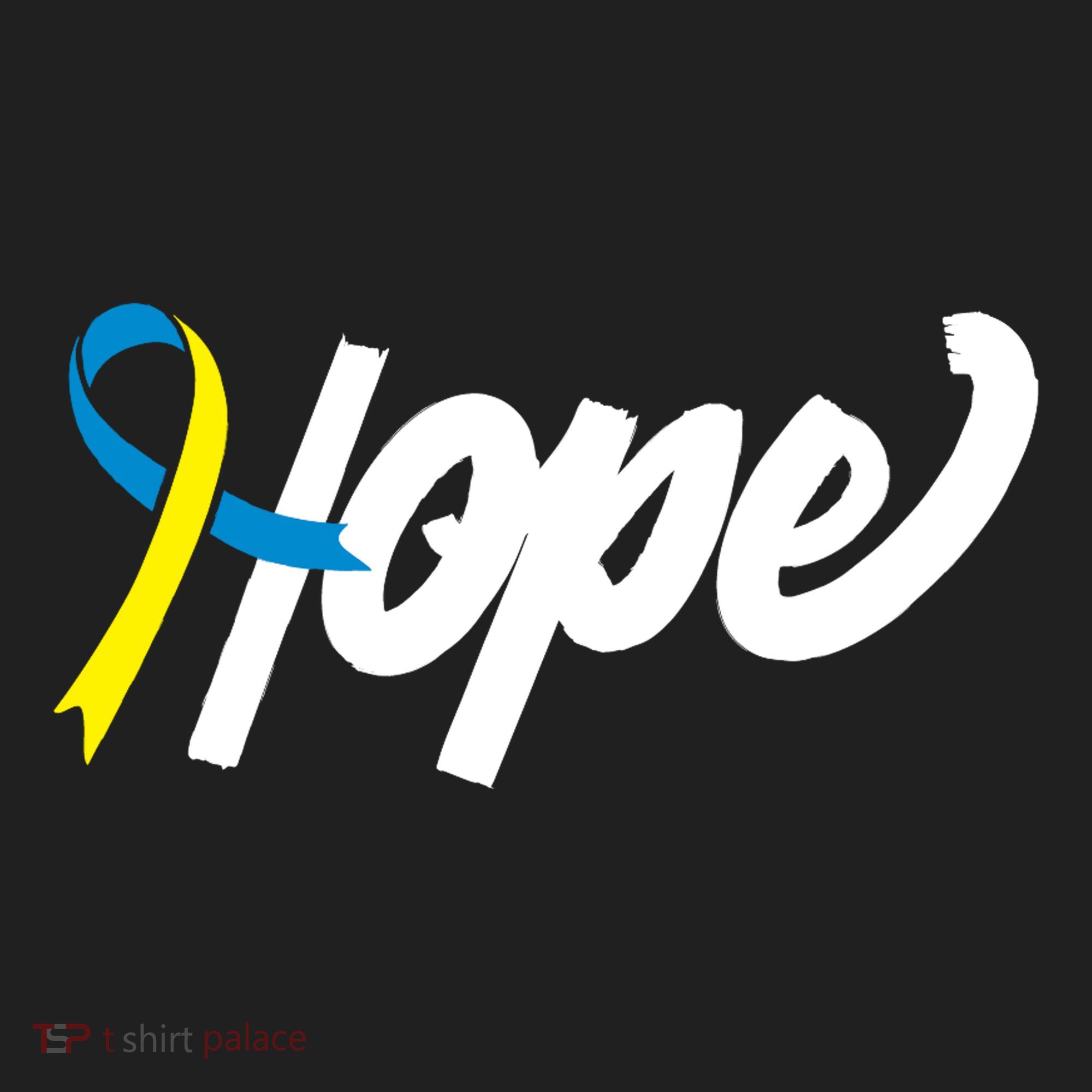 Hope Down Syndrome Awareness Ribbon Women's Sweatshirt