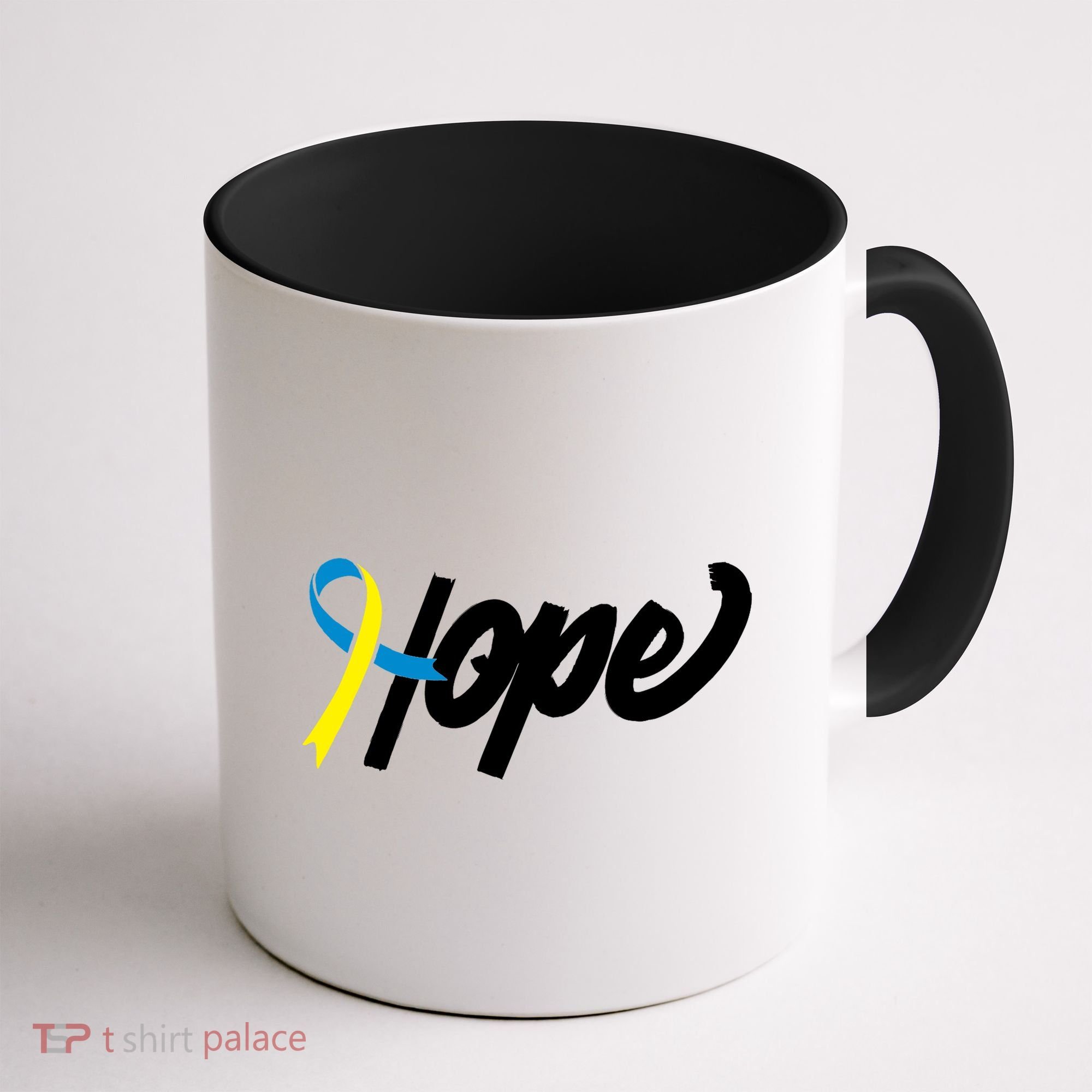 Hope Down Syndrome Awareness Ribbon Coffee Mug