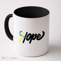 Hope Down Syndrome Awareness Ribbon Coffee Mug thumb 0