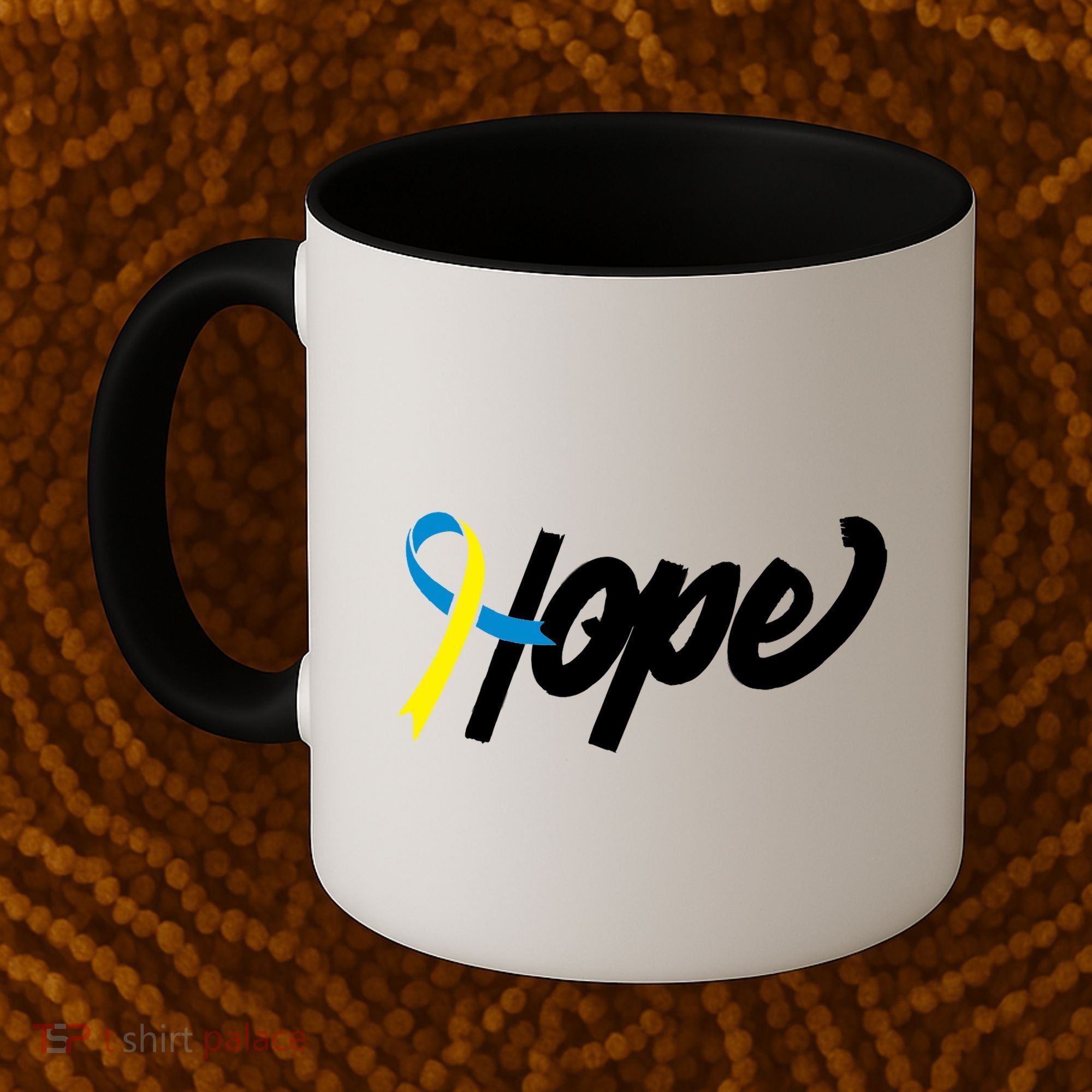 Hope Down Syndrome Awareness Ribbon Coffee Mug