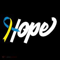 Hope Down Syndrome Awareness Ribbon Women's Hoodie thumb 2