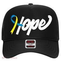 Hope Down Syndrome Awareness Ribbon Hat thumb 0