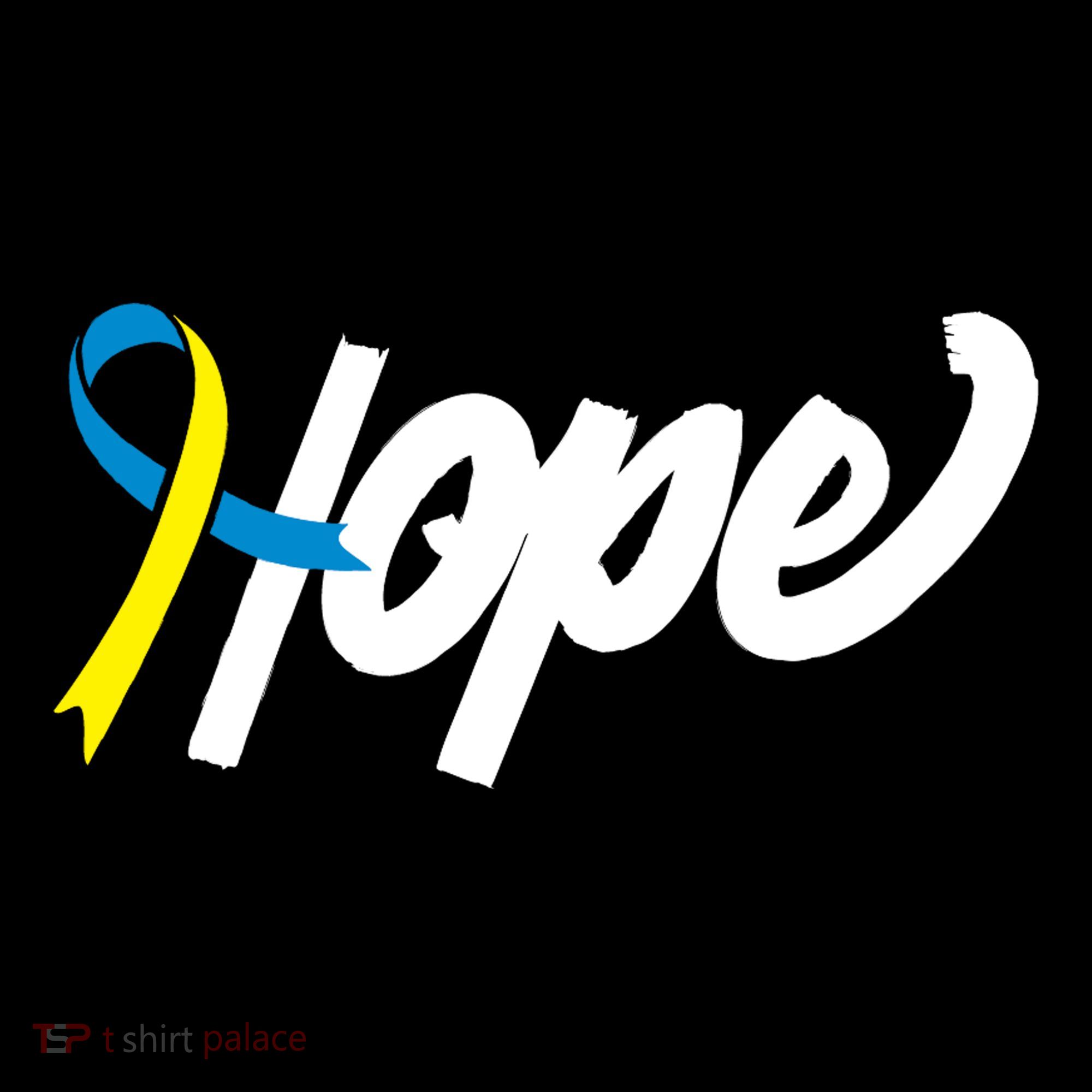 Hope Down Syndrome Awareness Ribbon Visor