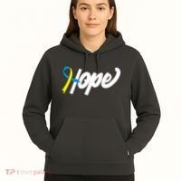 Hope Down Syndrome Awareness Ribbon Hoodie thumb 5