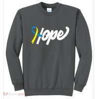 Hope Down Syndrome Awareness Ribbon Sweatshirt thumb 0