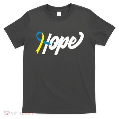 Hope Down Syndrome Awareness Ribbon T-Shirt