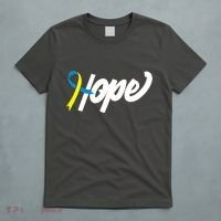 Hope Down Syndrome Awareness Ribbon T-Shirt thumb 5