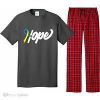 Hope Down Syndrome Awareness Ribbon Pajama Set thumb 0