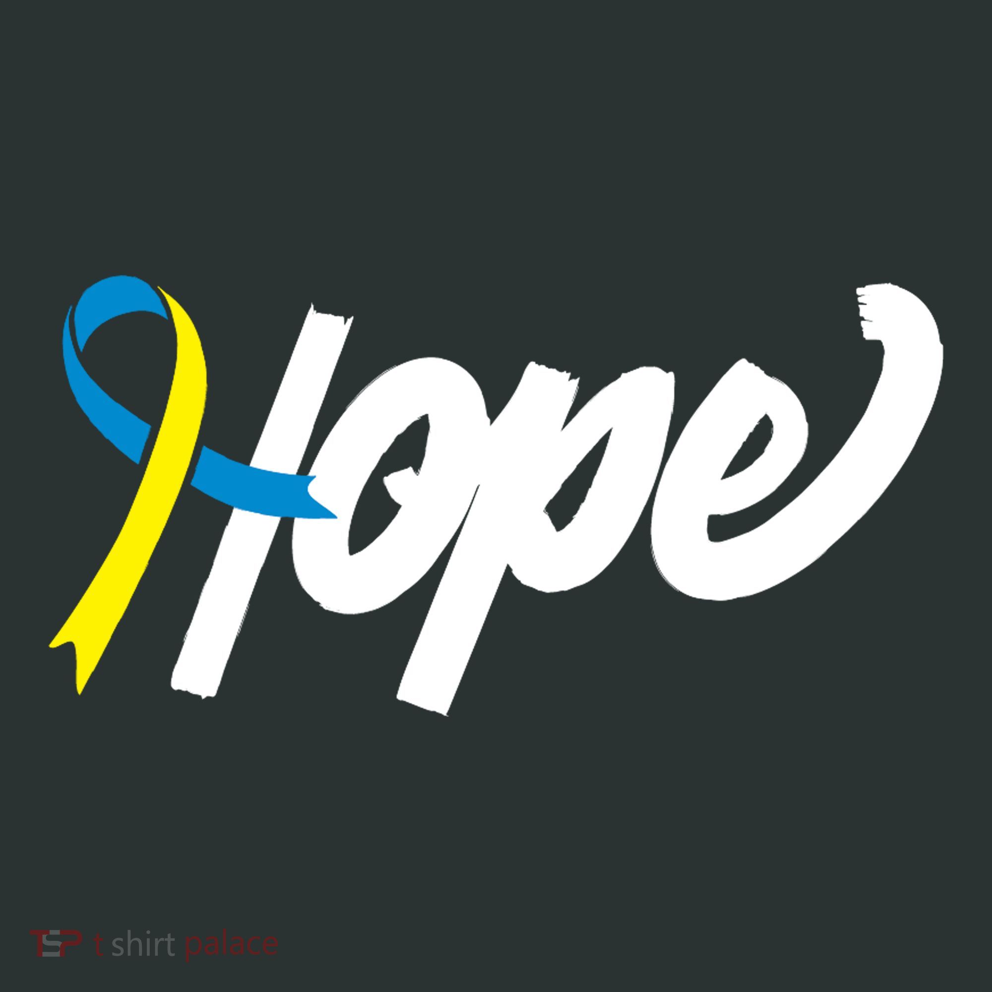 Hope Down Syndrome Awareness Ribbon Mousepad