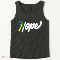 Hope Down Syndrome Awareness Ribbon Tank Top thumb 2