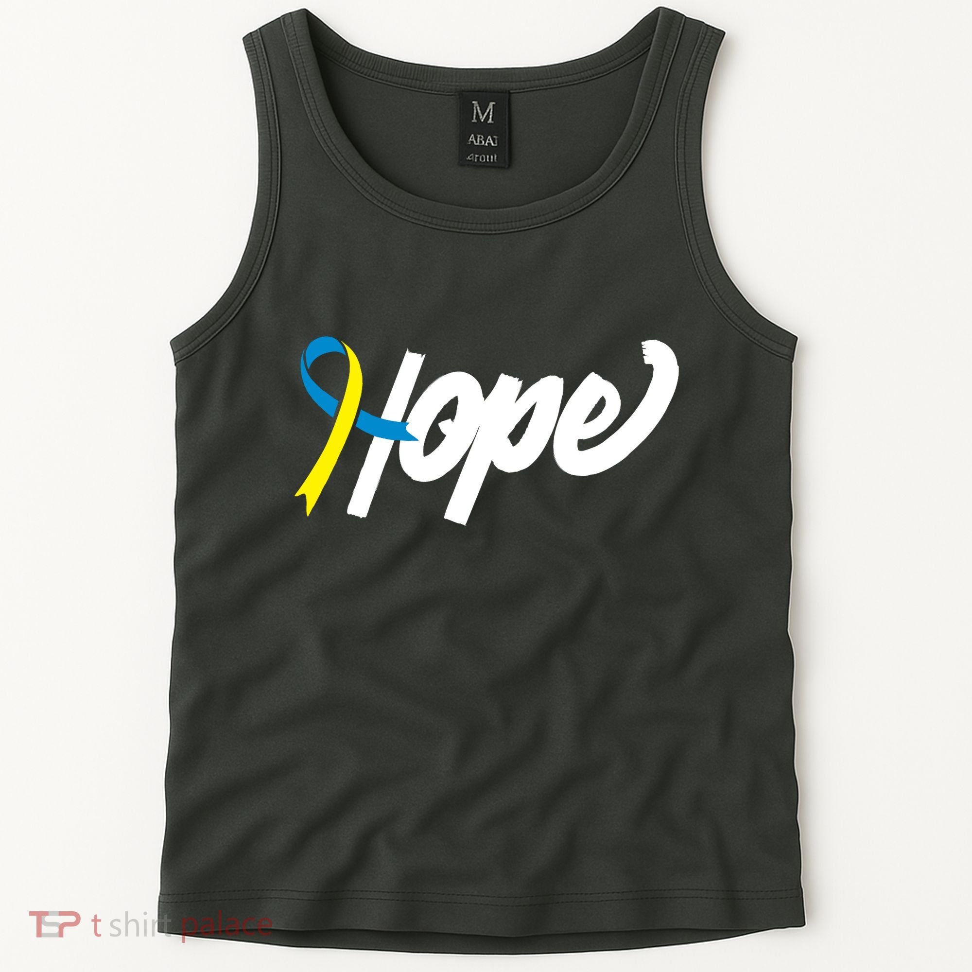 Hope Down Syndrome Awareness Ribbon Tank Top