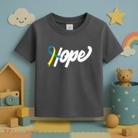 Hope Down Syndrome Awareness Ribbon Toddler T-Shirt thumb 3