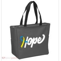 Hope Down Syndrome Awareness Ribbon Tote Bag thumb 2