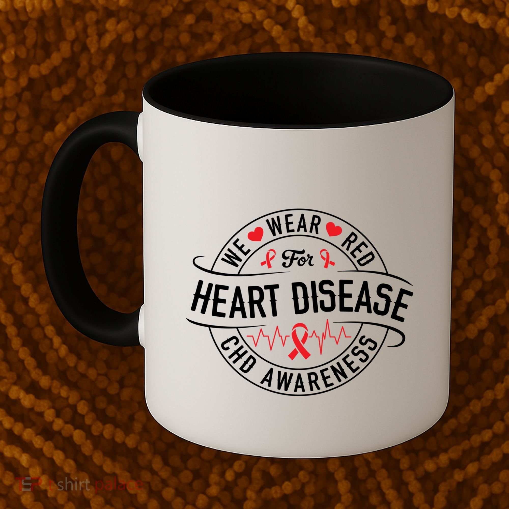 Heart Disease Survivor Chd Heart Disease Awareness Month Cool Gift Coffee Mug