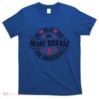 Heart Disease Survivor Chd Heart Disease Awareness Month Cool Gift T-Shirt thumb 0