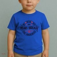 Heart Disease Survivor Chd Heart Disease Awareness Month Cool Gift Toddler T-Shirt thumb 2