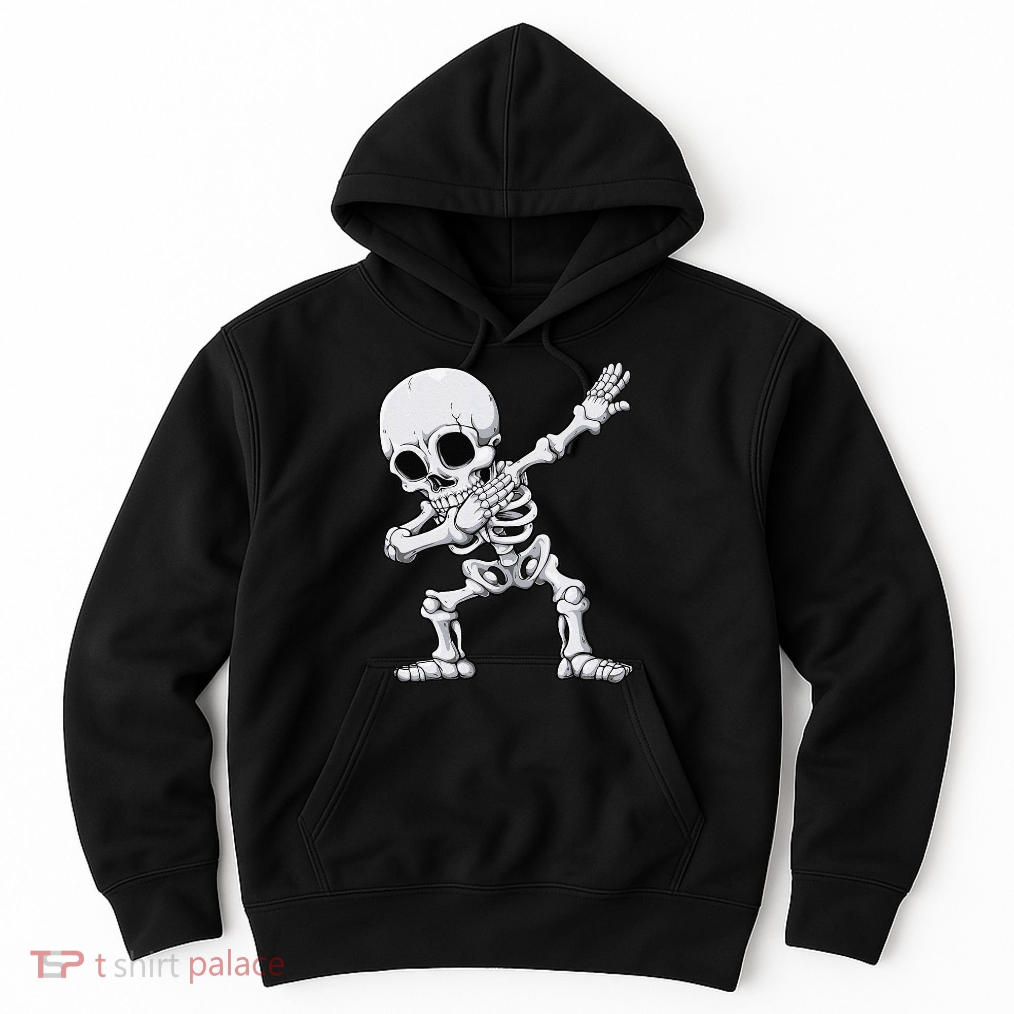 Halloween Dabbing Skeleton Skull Rib Cage Dab Dance Hoodie
