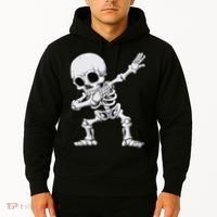 Halloween Dabbing Skeleton Skull Rib Cage Dab Dance Hoodie thumb 2