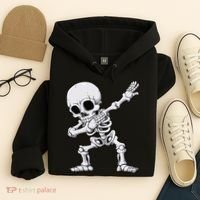 Halloween Dabbing Skeleton Skull Rib Cage Dab Dance Hoodie thumb 4
