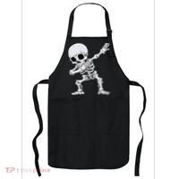 Halloween Dabbing Skeleton Skull Rib Cage Dab Dance Apron thumb 0