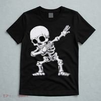 Halloween Dabbing Skeleton Skull Rib Cage Dab Dance T-Shirt thumb 5