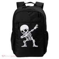Halloween Dabbing Skeleton Skull Rib Cage Dab Dance Backpack thumb 0