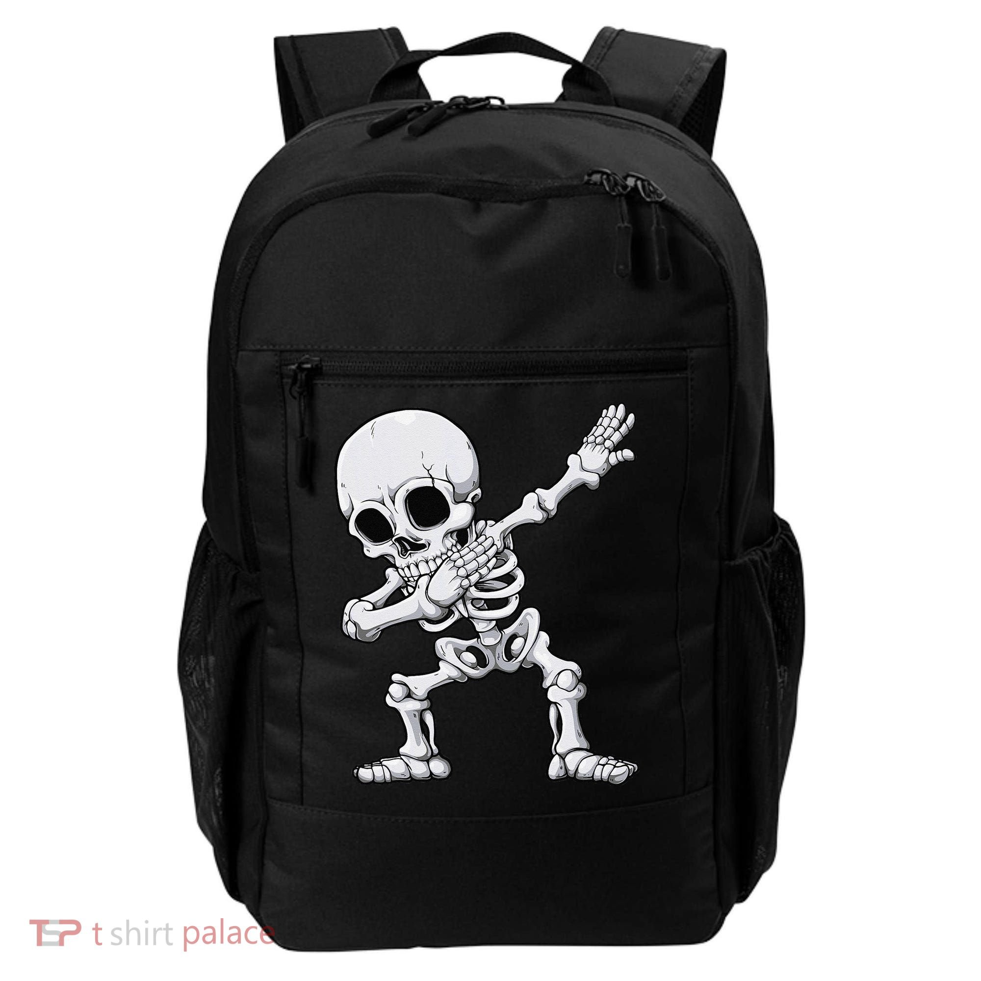 Halloween Dabbing Skeleton Skull Rib Cage Dab Dance Backpack