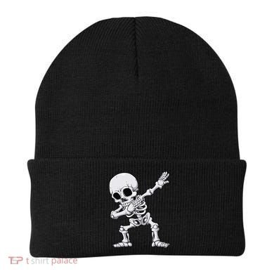Halloween Dabbing Skeleton Skull Rib Cage Dab Dance Beanie