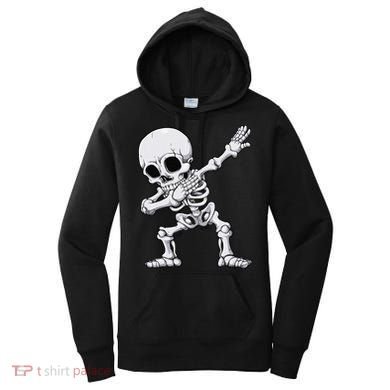 Halloween Dabbing Skeleton Skull Rib Cage Dab Dance Women's Hoodie