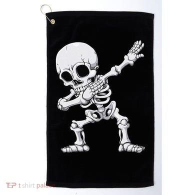 Halloween Dabbing Skeleton Skull Rib Cage Dab Dance Golf Towel