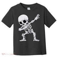 Halloween Dabbing Skeleton Skull Rib Cage Dab Dance Toddler T-Shirt thumb 0