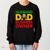 Husband Dad Small Business Owner African American Ceo Women's Sweatshirt thumb 0