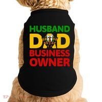 Husband Dad Small Business Owner African American Ceo Doggie Tank thumb 0
