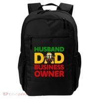 Husband Dad Small Business Owner African American Ceo Backpack thumb 0