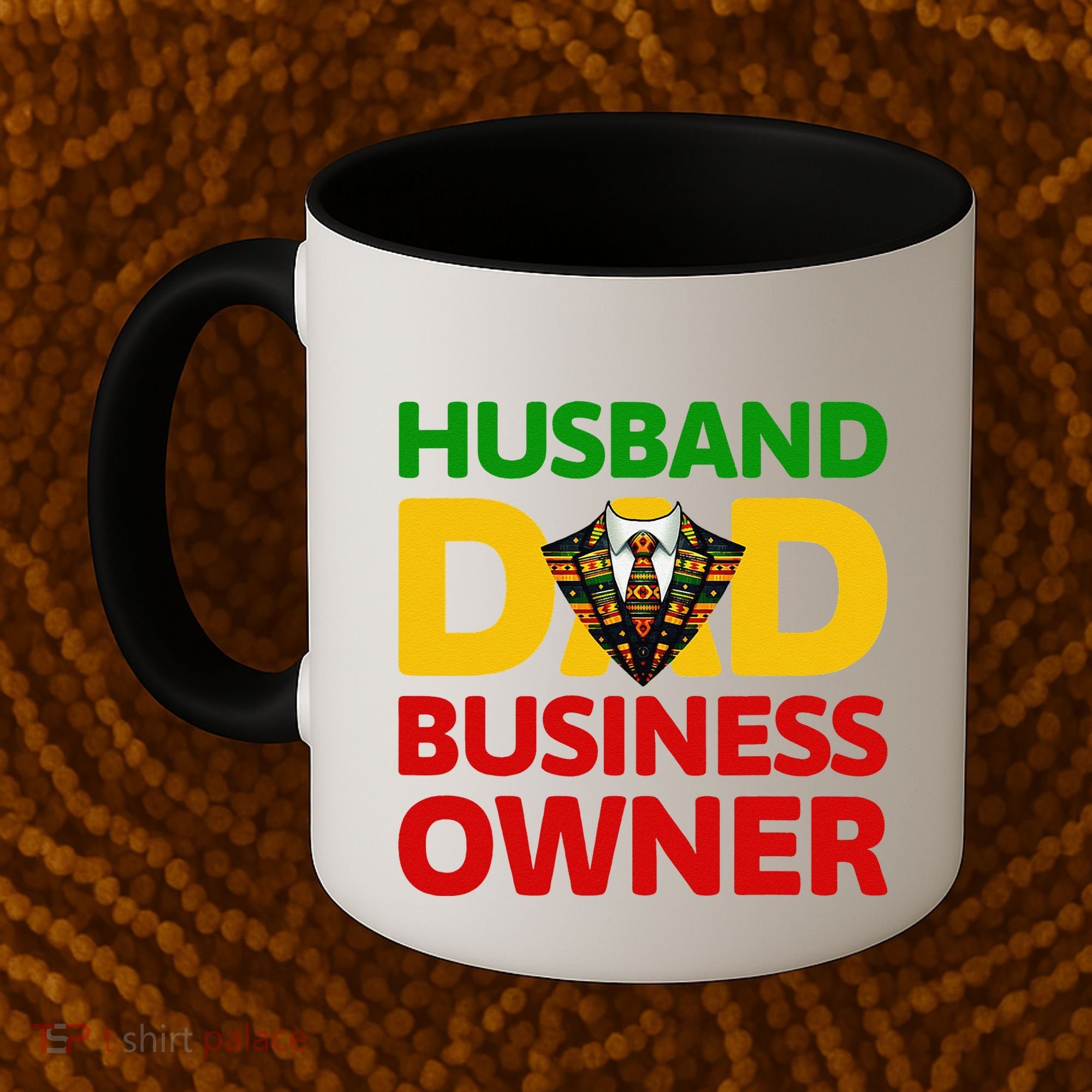 Husband Dad Small Business Owner African American Ceo Coffee Mug