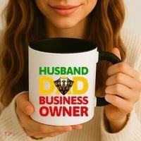 Husband Dad Small Business Owner African American Ceo Coffee Mug thumb 3