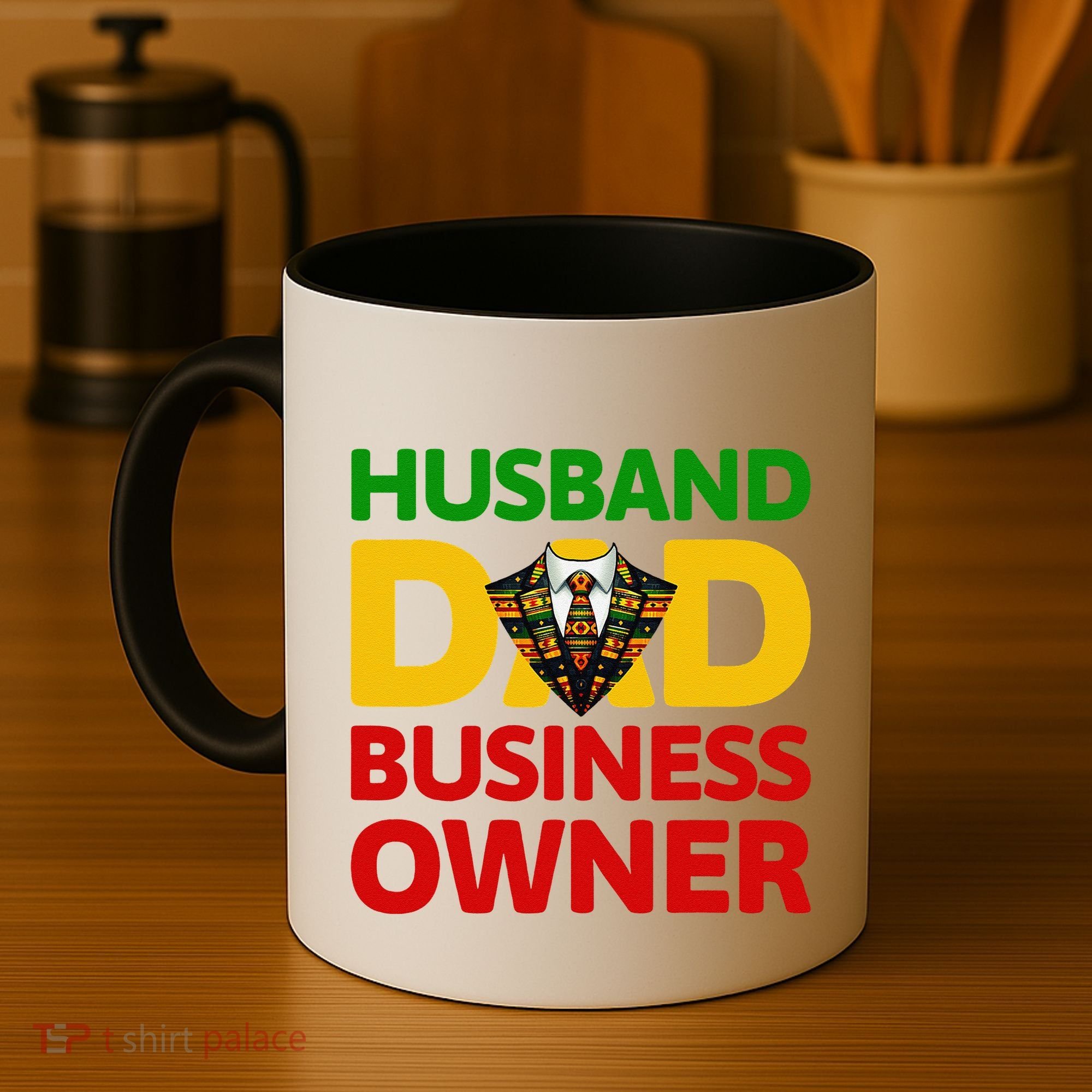 Husband Dad Small Business Owner African American Ceo Coffee Mug