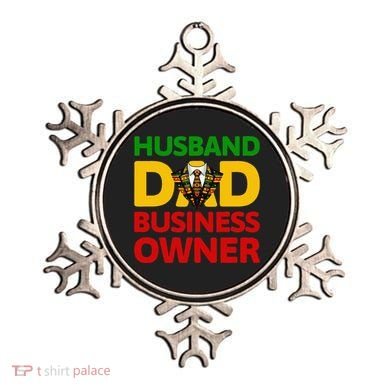 Husband Dad Small Business Owner African American Ceo Ornament