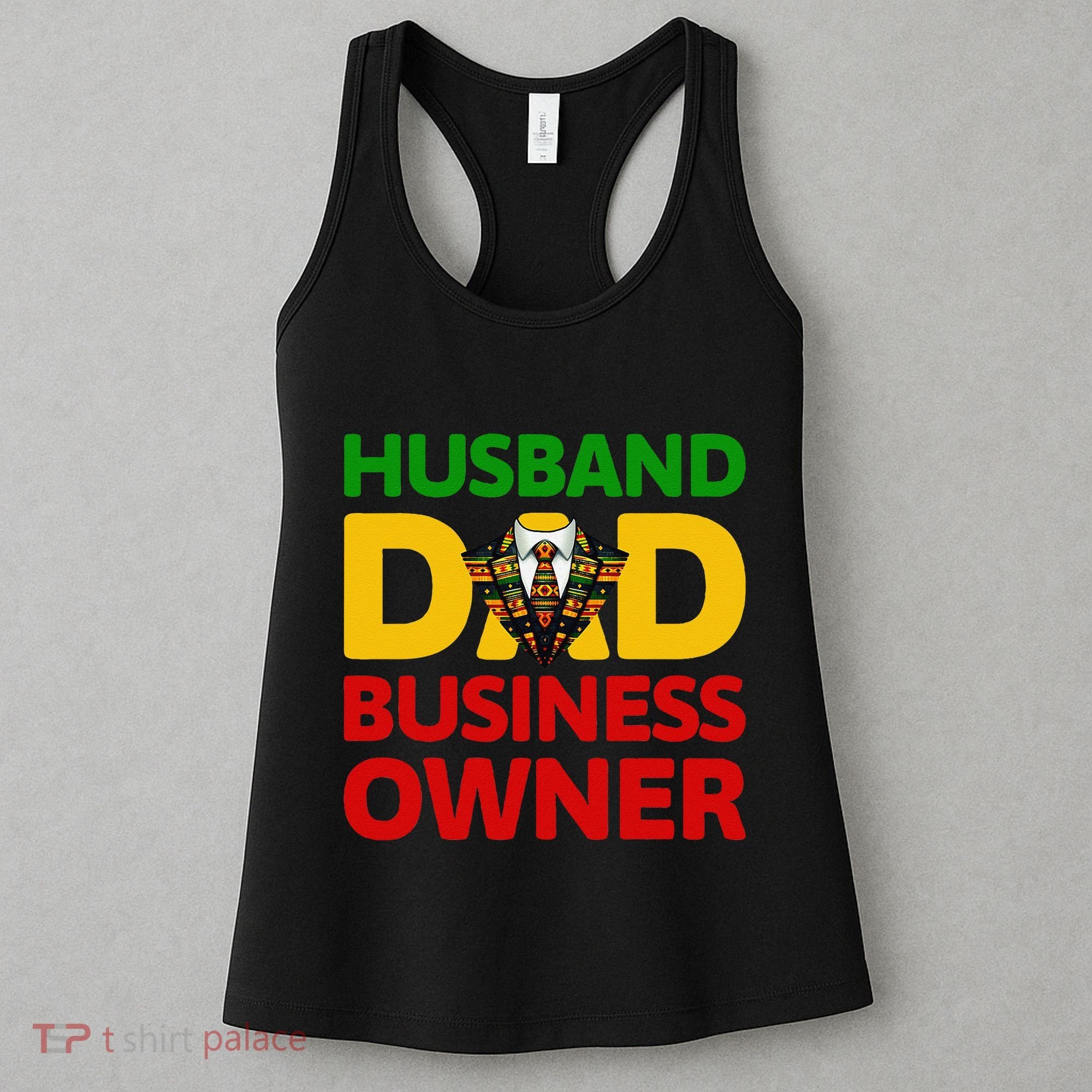 Husband Dad Small Business Owner African American Ceo Women's Tank Top
