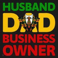 Husband Dad Small Business Owner African American Ceo Baby Bodysuit thumb 2