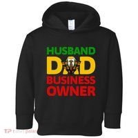 Husband Dad Small Business Owner African American Ceo Toddler Hoodie thumb 0