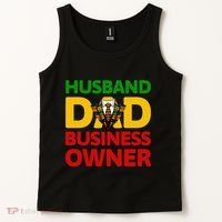 Husband Dad Small Business Owner African American Ceo Tank Top thumb 2
