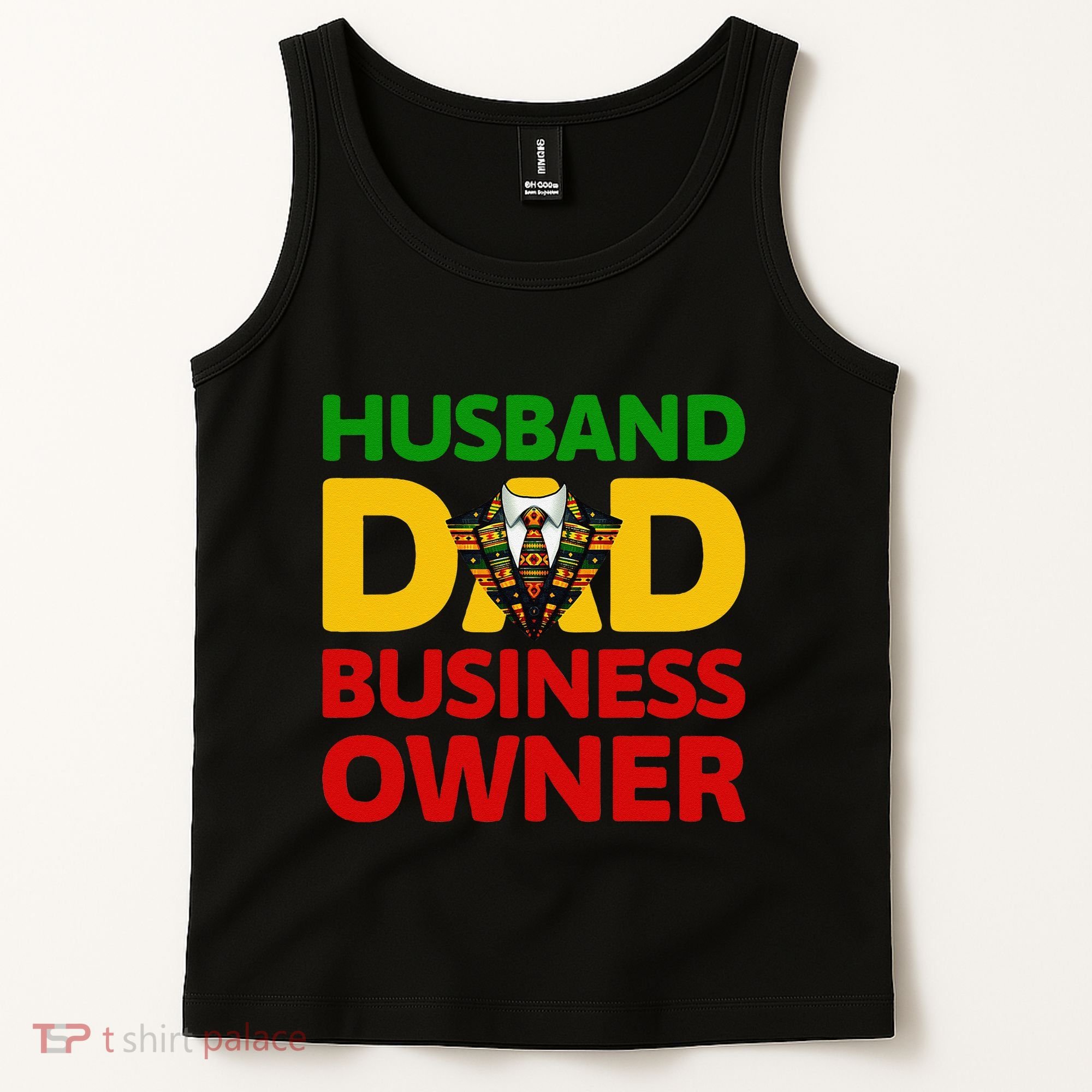 Husband Dad Small Business Owner African American Ceo Tank Top