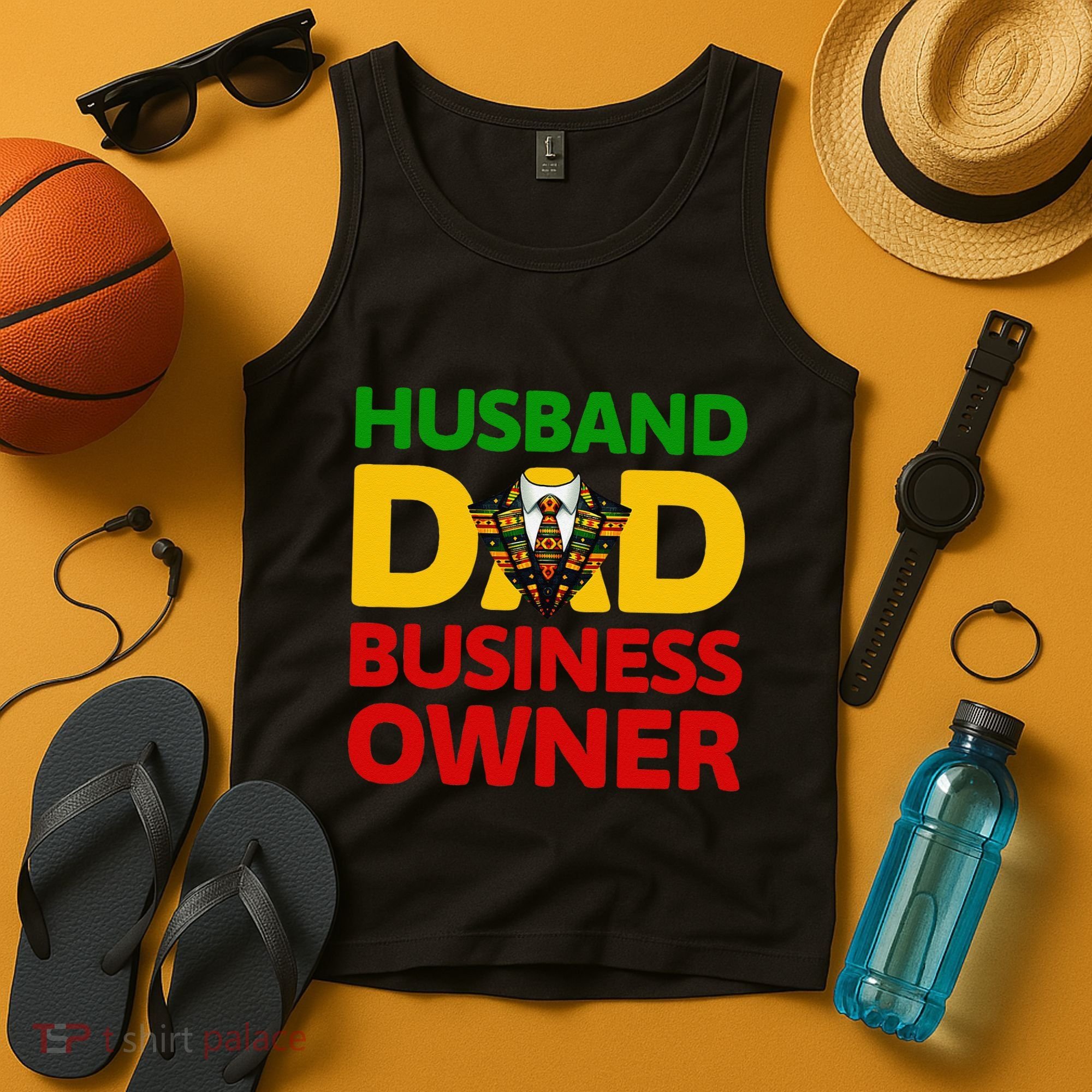 Husband Dad Small Business Owner African American Ceo Tank Top