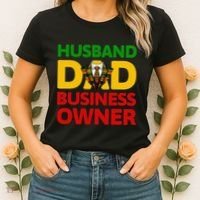 Husband Dad Small Business Owner African American Ceo Women's T-Shirt thumb 2